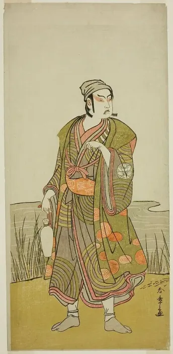 Framed Print : The Actor Ichimura Uzaemon IX as the Potter Tsuchihei in the Play Higashiyama Momiji... c. 1778. Creator: Shunsho Framed Print : The Actor Ichimura Uzaemon IX as the Potter Tsuchihei in the Play Higashiyama Momiji... c. 1778. Creator: Shunsho