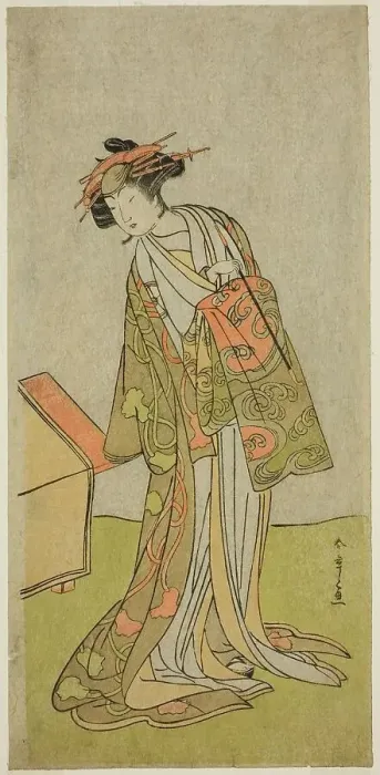 Framed Print : The Actor Iwai Hanshiro IV as the courtesan Agemaki in the play Sukeroku Yukari no... c. 1776. Creator: Shunsho. The Actor Iwai Hanshiro IV as the courtesan Agemaki in the play Sukeroku Yukari no... c. 1776. Creator: Shunsho Framed Print : The Actor Iwai Hanshiro IV as the courtesan Agemaki in the play Sukeroku Yukari no... c. 1776. Creator: Shunsho. The Actor Iwai Hanshiro IV as the courtesan Agemaki in the play Sukeroku Yukari no... c. 1776. Creator: Shunsho