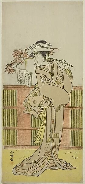 The Actor Iwai Hanshiro IV as Umegae Disguised as the Female Fortune-teller Omatsu... c