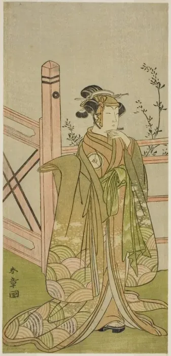 Framed Print : The Actor Iwai Hanshiro IV in an Unidentified Role, Japan, c. 1772. Creator: Shunsho Framed Print : The Actor Iwai Hanshiro IV in an Unidentified Role, Japan, c. 1772. Creator: Shunsho