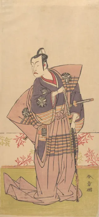 Framed Print : The Actor Matsumoto Koshiro 2nd as a Samurai, 1771-72. Creator: Shunsho Framed Print : The Actor Matsumoto Koshiro 2nd as a Samurai, 1771-72. Creator: Shunsho