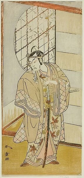 The Actor Matsumoto Koshiro IV as Matsuo-maru in the Play Sugawara Denju Tenarai... c. 1773. Creator: Shunsho