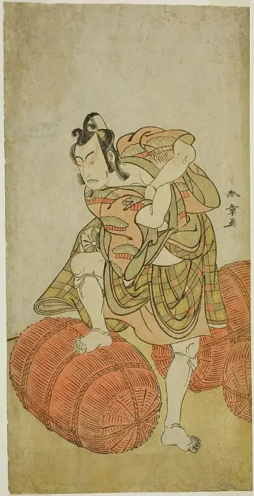 Framed Print : The Actor Matsumoto Koshiro IV as Matsuo-maru in the Play Sugawara Denju Tenarai... c. 1779. Creator: Shunsho Framed Print : The Actor Matsumoto Koshiro IV as Matsuo-maru in the Play Sugawara Denju Tenarai... c. 1779. Creator: Shunsho
