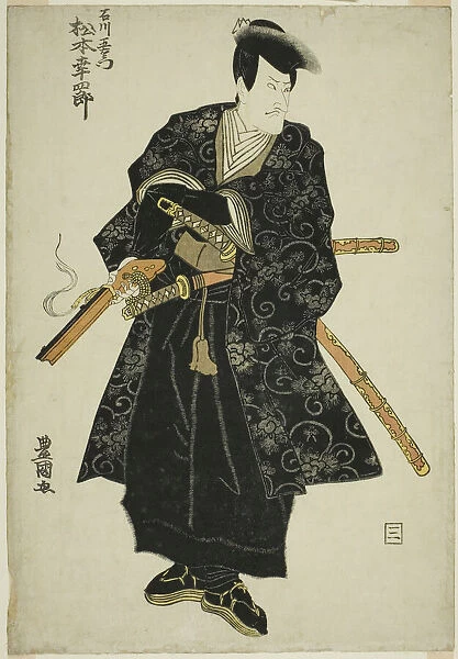 The actor Matsumoto Koshiro V as Ishikawa Goemon in the play 'Sanmon Gosan no Ki... 1810. Creator: Utagawa Toyokuni I