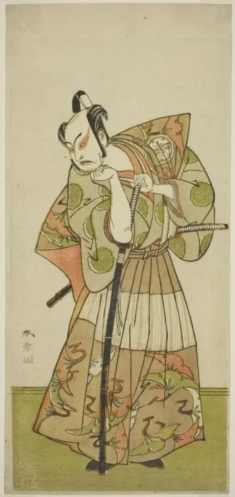 Framed Print : The Actor Nakamura Juzo II in an Unidentified Role, Japan, c. 1774. Creator: Shunsho Framed Print : The Actor Nakamura Juzo II in an Unidentified Role, Japan, c. 1774. Creator: Shunsho