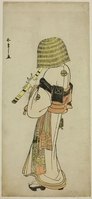 Framed Print : The Actor Nakamura Nakazo I as Kakogawa Honzo in Komuso Attire in the Play Kanadehon... c. 1783. Creator: Shunsho Framed Print : The Actor Nakamura Nakazo I as Kakogawa Honzo in Komuso Attire in the Play Kanadehon... c. 1783. Creator: Shunsho