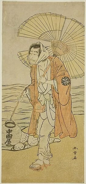 The Actor Nakamura Nakazo I as the Renegade Monk Dainichibo in the Play Edo Meisho... c. 1779. Creator: Shunsho