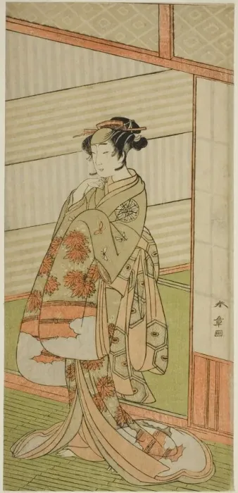 Framed Print : The Actor Nakamura Noshio I in an Unidentified Role, Japan, c. 1772. Creator: Shunsho Framed Print : The Actor Nakamura Noshio I in an Unidentified Role, Japan, c. 1772. Creator: Shunsho