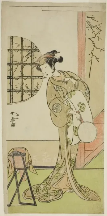 Framed Print : The Actor Nakamura Noshio I in an Unidentified Role, Japan, c. 1773. Creator: Shunsho Framed Print : The Actor Nakamura Noshio I in an Unidentified Role, Japan, c. 1773. Creator: Shunsho
