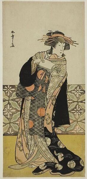 The Actor Nakamura Riko I in an Unidentified Role, Japan, c. 1780. Creator: Shunsho
