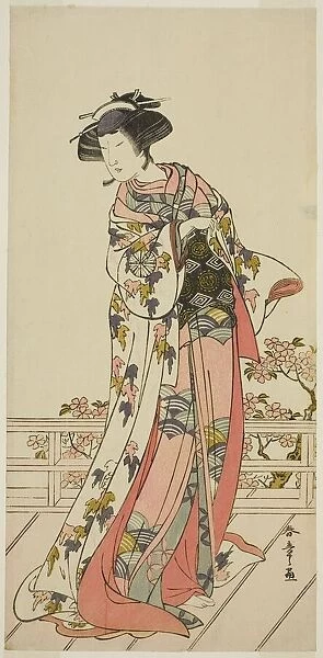 The Actor Nakamura Tomijuro I in an Unidentified Role, Japan, c. 1777. Creator: Shunsho