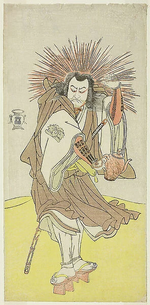 The Actor Nakayama Kojuro VI as Osada no Taro Kagemune (in Reality Hatcho Tsubute no Ki... c. 1785. Creator: Shunsho)