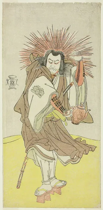 Framed Print : The Actor Nakayama Kojuro VI as Osada no Taro Kagemune (in Reality Hatcho Tsubute no Ki... c. 1785. Creator: Shunsho) Framed Print : The Actor Nakayama Kojuro VI as Osada no Taro Kagemune (in Reality Hatcho Tsubute no Ki... c. 1785. Creator: Shunsho)