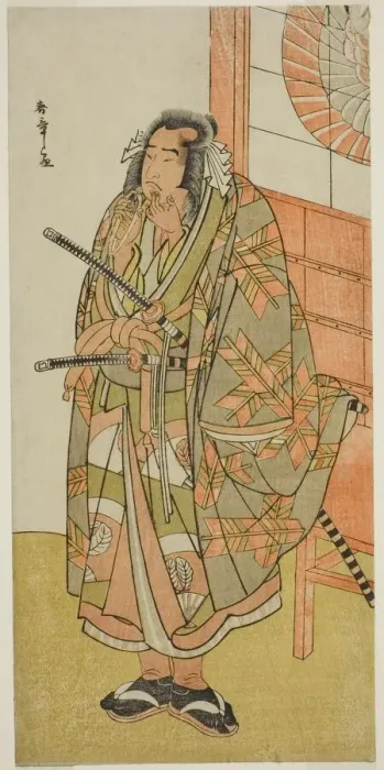 Framed Print : The Actor Onoe Matsusuke I in an Unidentified Role, Japan, c. 1782. Creator: Shunsho