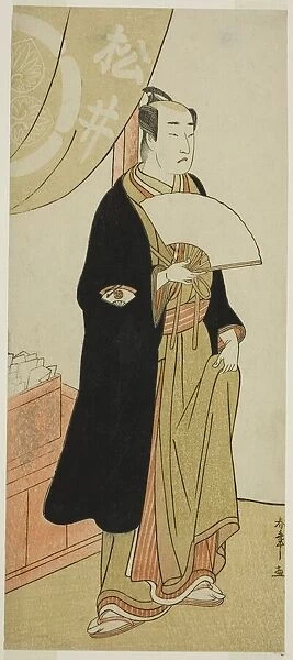 The Actor Onoe Matsusuke I in an Unidentified Role, Japan, early 1780s. Creator: Shunsho