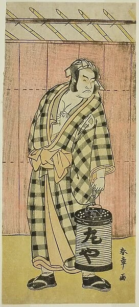 The Actor Otani Hiroji III as Maruya Gorohachi in the Play Kotobuki Banzei Soga... c. 1783. Creator: Shunsho