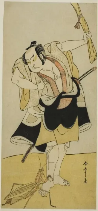Framed Print : The Actor Otani Hiroji III in an Unidentified Role, Japan, c. 1780. Creator: Shunsho Framed Print : The Actor Otani Hiroji III in an Unidentified Role, Japan, c. 1780. Creator: Shunsho