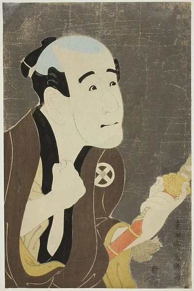 The actor Otani Tokuji I as manservant Sodesuke, 1794. Creator: Toshusai Sharaku