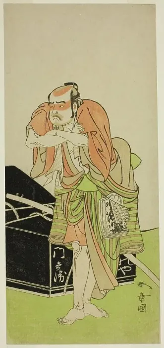 Framed Print : The Actor Otani Tomoemon I as Kawatabiya Mombei in the Play Oyoroi Ebido Shinozuka... c. 1772. Creator: Shunsho Framed Print : The Actor Otani Tomoemon I as Kawatabiya Mombei in the Play Oyoroi Ebido Shinozuka... c. 1772. Creator: Shunsho