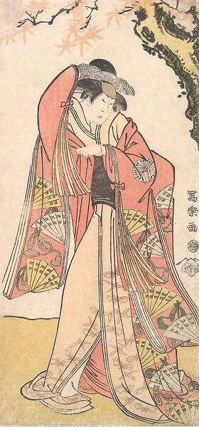 Actor Sakakiyama Sangoro II as Michinagas Daughter Princess Otae, 1794-75