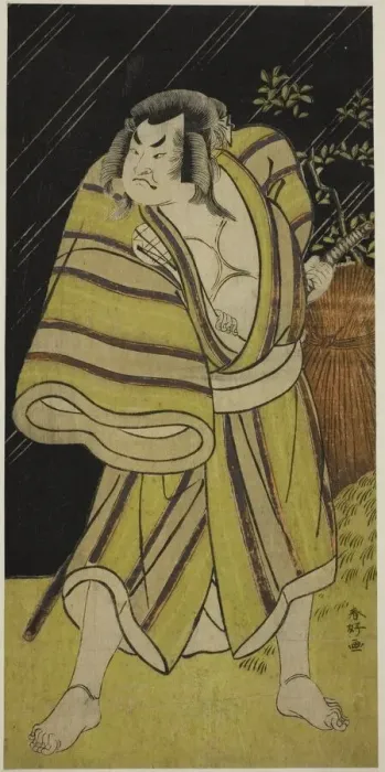 Framed Print : The Actor Sakata Hangoro II as the Sumo Wrestler Kujaku Saburo Narihira (?) in the Play Framed Print : The Actor Sakata Hangoro II as the Sumo Wrestler Kujaku Saburo Narihira (?) in the Play