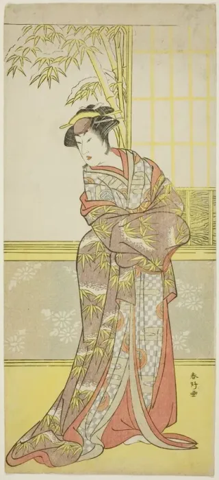 Framed Print : The Actor Sanogawa Ichimatsu III in a Female Role, Possibly Masago Gozen in the Play Framed Print : The Actor Sanogawa Ichimatsu III in a Female Role, Possibly Masago Gozen in the Play
