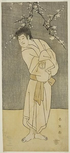 The Actor Sawamura Sojuro III as the Monk Seigen (?) in the Play Saikai Soga... c. 1793