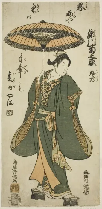 Framed Print : The Actor Segawa Kikunojo II, c. 1758. Creator: Torii Kiyomitsu Framed Print : The Actor Segawa Kikunojo II, c. 1758. Creator: Torii Kiyomitsu