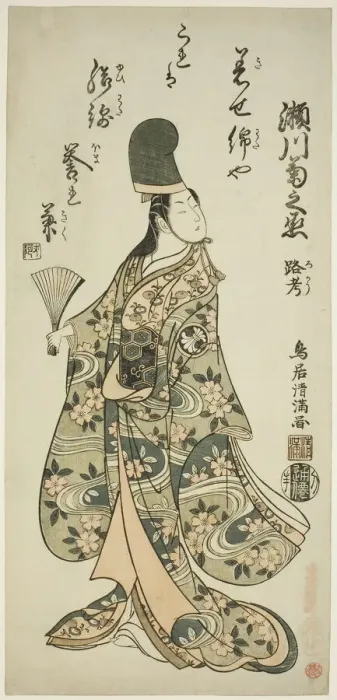 Framed Print : The Actor Segawa Kikunojo II as Shirabyoshi Renri in the play Imayo Dojoji'performed... 1756. Creator: Torii Kiyomitsu Framed Print : The Actor Segawa Kikunojo II as Shirabyoshi Renri in the play Imayo Dojoji'performed... 1756. Creator: Torii Kiyomitsu