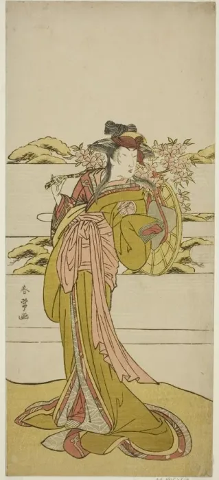 Framed Print : The Actor Segawa Kikunojo III as Onatsu in the Play Kabuki no Hana Bandai Soga... c Framed Print : The Actor Segawa Kikunojo III as Onatsu in the Play Kabuki no Hana Bandai Soga... c
