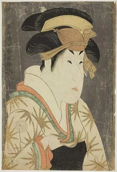 The actor Segawa Kikunojo III as Oshizu, wife of Tanabe Bunzo, 1794. Creator: Shunsho