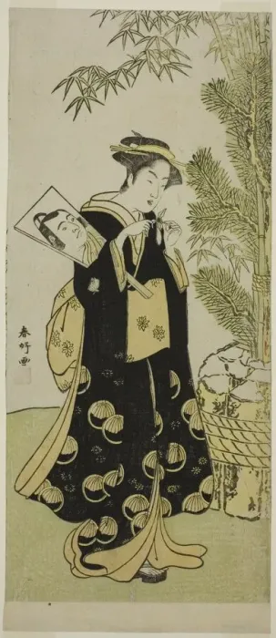 Framed Print : The Actor Segawa Kikunojo III as Otora in the Play Ume-goyomi Akebono Soga... c. 1780 Framed Print : The Actor Segawa Kikunojo III as Otora in the Play Ume-goyomi Akebono Soga... c. 1780