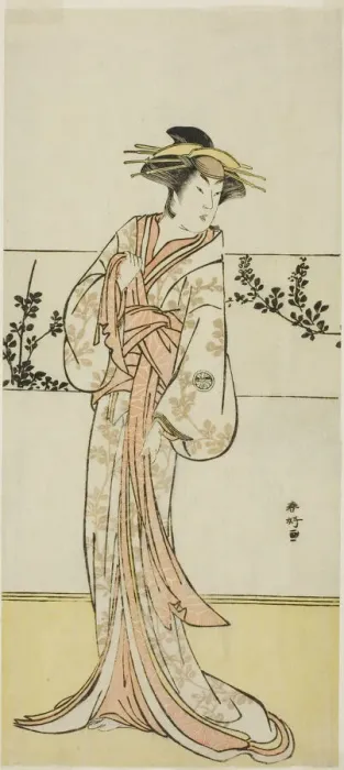 Framed Print : The Actor Segawa Kikunojo III, Possibly as the Courtesan Kojoro of Hakata, in the Play Framed Print : The Actor Segawa Kikunojo III, Possibly as the Courtesan Kojoro of Hakata, in the Play
