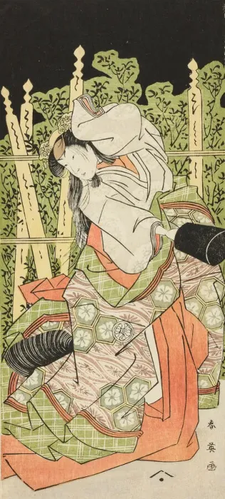 Framed Print : The Actor Segawa Kikunojo III, Possibly as Ono no Komachi, in the Final Part of Act Five Framed Print : The Actor Segawa Kikunojo III, Possibly as Ono no Komachi, in the Final Part of Act Five