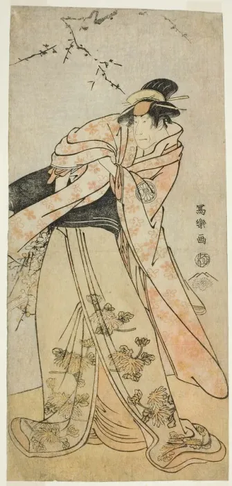 Framed Print : The Actor Segawa Kikunojo III as Shirabyoshi Hisakata of Miyako Kujo (Sandai-me... 1794 (Kansei 6). Creator: Toshusai Sharaku Framed Print : The Actor Segawa Kikunojo III as Shirabyoshi Hisakata of Miyako Kujo (Sandai-me... 1794 (Kansei 6). Creator: Toshusai Sharaku
