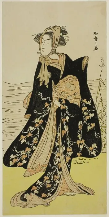 Framed Print : The Actor Segawa Kikunojo III as the Street-Walker Otsuyu in the Play Cho Chidori... c. 1779. Creator: Shunsho Framed Print : The Actor Segawa Kikunojo III as the Street-Walker Otsuyu in the Play Cho Chidori... c. 1779. Creator: Shunsho
