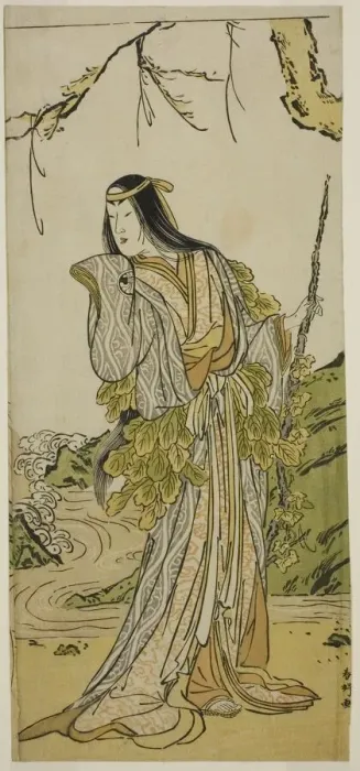 Framed Print : The Actor Segawa Kikunojo III as Yamauba in the Play Otokoyama Furisode Genji... c. 1785 Framed Print : The Actor Segawa Kikunojo III as Yamauba in the Play Otokoyama Furisode Genji... c. 1785