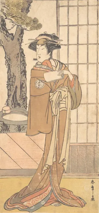 Framed Print : The Actor Segawa Kikunojo Third as an Oiran, ca. 1780. Creator: Shunsho Framed Print : The Actor Segawa Kikunojo Third as an Oiran, ca. 1780. Creator: Shunsho