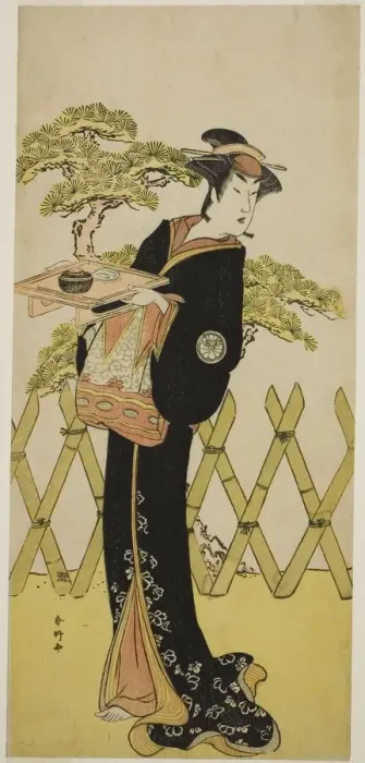 Framed Print : The Actor Segawa Tomisaburo II as Lady Masago (Masago Gozen) (?) in the Play Genji... c Framed Print : The Actor Segawa Tomisaburo II as Lady Masago (Masago Gozen) (?) in the Play Genji... c