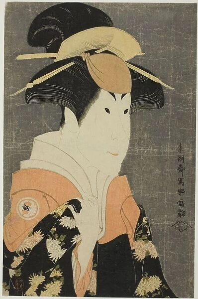 The actor Segawa Tomisaburo II as Yadorigi, wife of Ogishi Kurando, 1794. Creator: Toshusai Sharaku