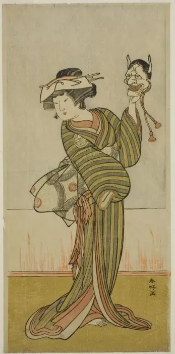 Framed Print : The Actor Yamashita Kinsaku II in an Unidentified Role, c. 1776. Creator: Katsukawa Shunko Framed Print : The Actor Yamashita Kinsaku II in an Unidentified Role, c. 1776. Creator: Katsukawa Shunko