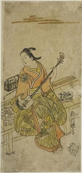 The Actor Yamashita Kosasaburo, Japan, c. 1720. Creator: Katsukawa Terushige