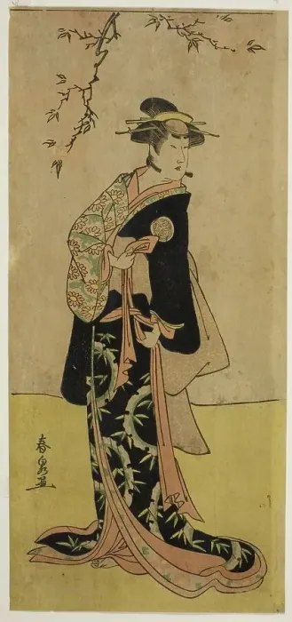 Framed Print : The Actor Yamashita Mangiku I as Lady Yuya (Yuya Gozen) (?) in the Play Heike Hyobanki... c. 1789. Creator: Katsukawa Shunsen Framed Print : The Actor Yamashita Mangiku I as Lady Yuya (Yuya Gozen) (?) in the Play Heike Hyobanki... c. 1789. Creator: Katsukawa Shunsen