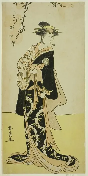 Framed Print : The Actor Yamashita Mangiku I as Lady Yuya (Yuya Gozen) (?) in the Play Heike Hyobanki... c. 1789. Creator: Katsukawa Shunsen Framed Print : The Actor Yamashita Mangiku I as Lady Yuya (Yuya Gozen) (?) in the Play Heike Hyobanki... c. 1789. Creator: Katsukawa Shunsen