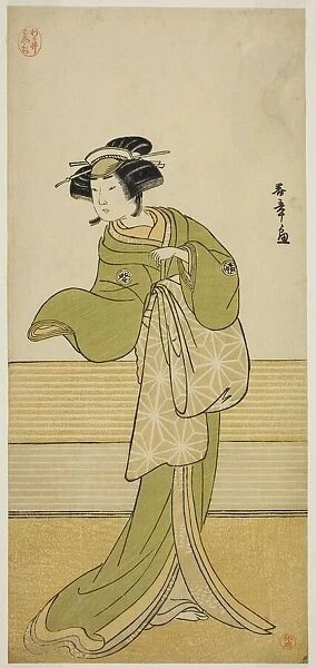 The Actor Yamashita Mangiku I in an Unidentified Role, Japan, early 1780s. Creator: Shunsho