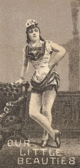 Framed Print : From the Actresses series (N57) promoting Our Little Beauties Cigarettes for Allen & Framed Print : From the Actresses series (N57) promoting Our Little Beauties Cigarettes for Allen &