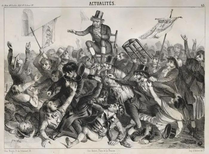 Framed Print : Actualites: Elections dAngleterre, 1841. Creator: Clemente Pruche (French Framed Print : Actualites: Elections dAngleterre, 1841. Creator: Clemente Pruche (French