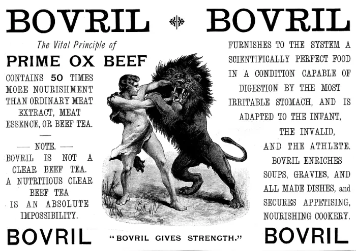 Framed Print : Advertisement for Bovril, 1895. Creator: Unknown Framed Print : Advertisement for Bovril, 1895. Creator: Unknown