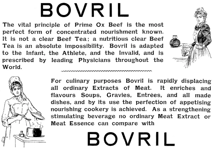 Framed Print : Advertisement for Bovril, 1895. Creator: Unknown Framed Print : Advertisement for Bovril, 1895. Creator: Unknown