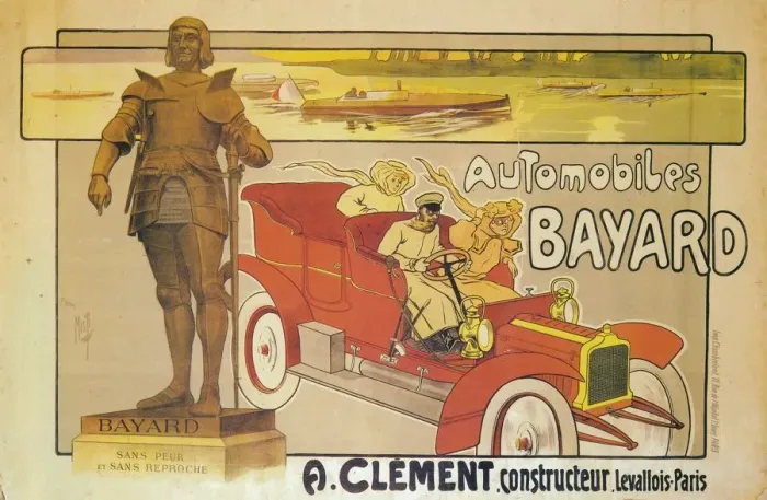 Framed Print : Advertisement for Clement-Bayard cars, c1905 Framed Print : Advertisement for Clement-Bayard cars, c1905
